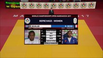 Romane Dicko et Anne-Fatoumata M'Bairo - ChM toutes catégories de judo 2017