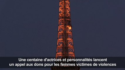 #MaintenantOnAgit: la Tour Eiffel illuminée pour les femmes