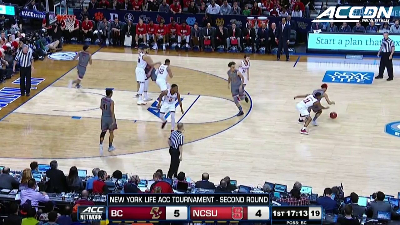 Boston College Gets Dynamic Chase-Down Block | Must-See Moments #GoodAtLife
