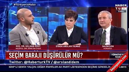 Canlı yayında gergin anlar
