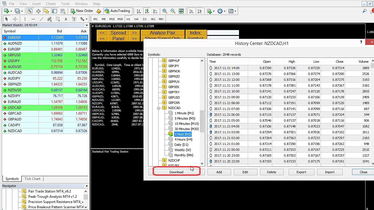 How to use Pair Trading Station