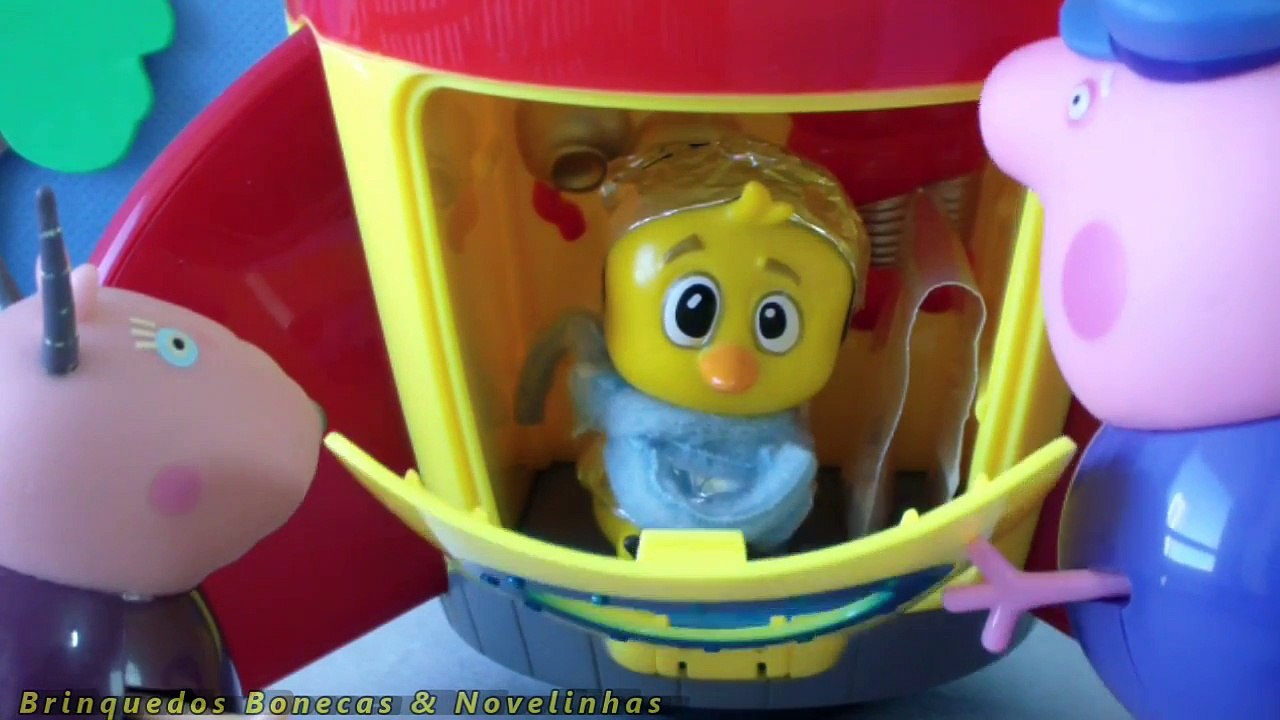 Pig George O lançamento do Foguete Rumo a Lua Novelinha : Aventura Espacial Episódio 2. Em Português