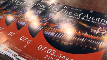 'Anadolu Ateşi' Belgrad'da sahnelendi - SIRBİSTAN