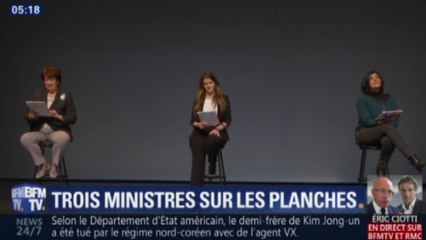 [Zap Actu] R. Bachelot, M. El Khomri et M. Sciappa jouent Les monologues du vagin (08/03/2018)