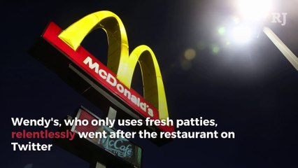 Wendy's Rips McDonald's for Finally Bringing Fresh Beef to Some Burgers