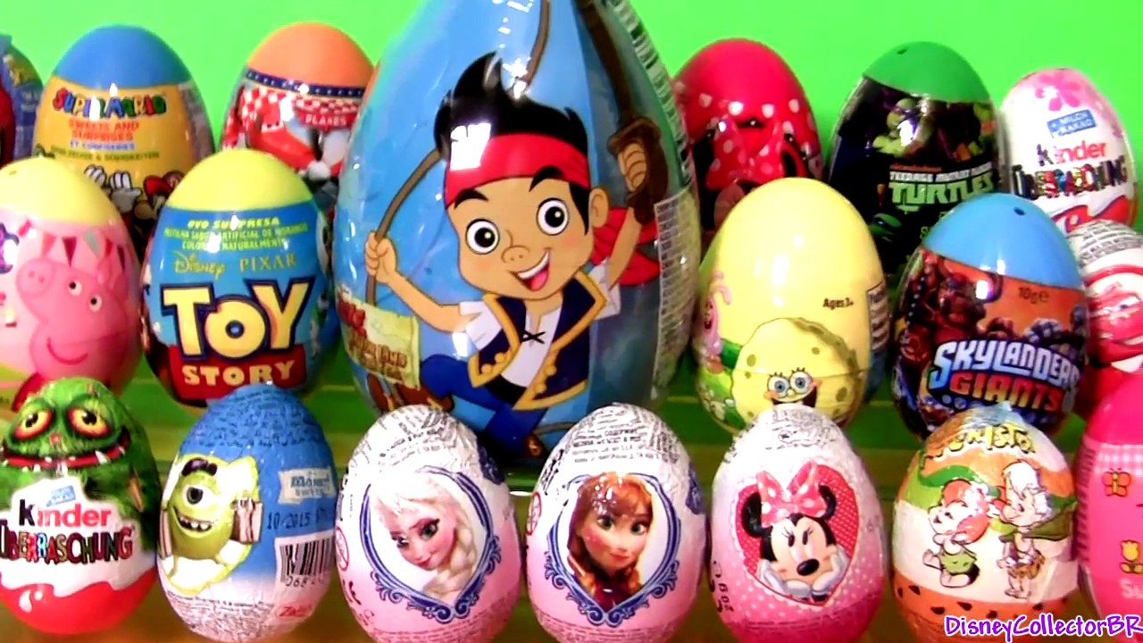 Giant Surprise Eggs with Kinder Play Doh Toys video Dailymotion