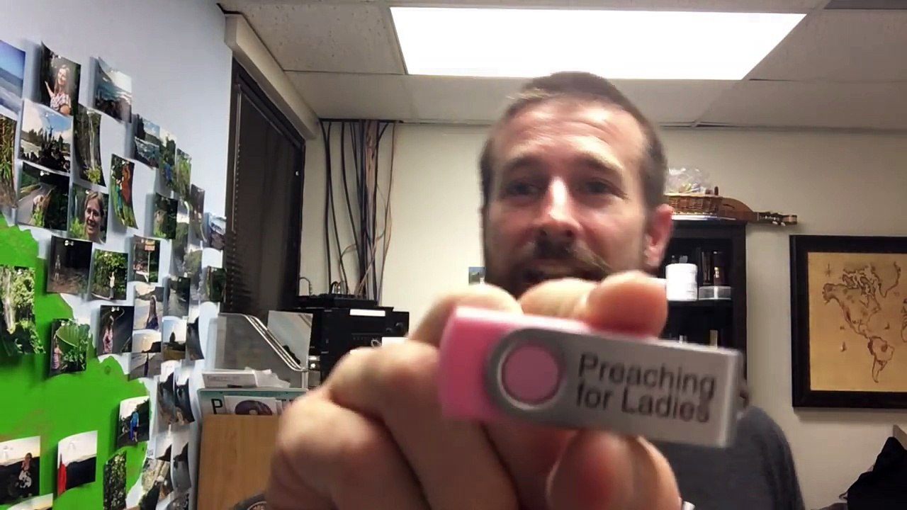 Pink USB - "Preaching for Ladies" Thumbdrive