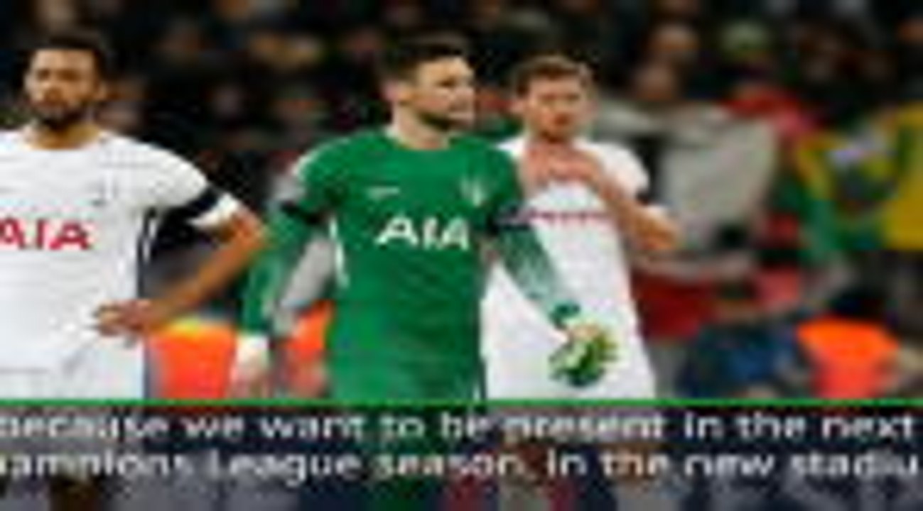 Lloris calls for calm as Spurs crash out of Europe