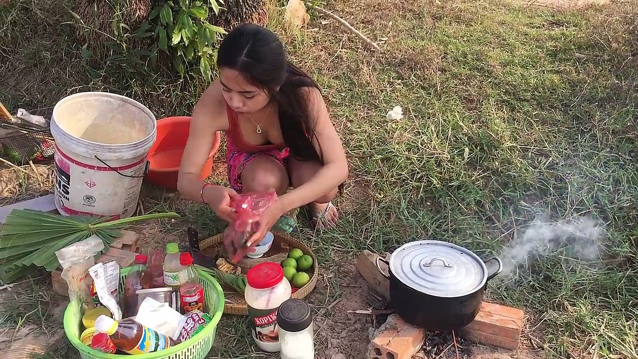 village food fory - Country food in my village | Asian food (14)