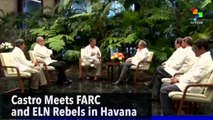 Castro Meets FARC and ELN Rebels in Havana