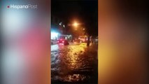 Tromba de agua convirtió las calles de Río de Janeiro en ríos