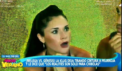 MELISSA KLUG VUELVE A TRAPEAR EL PISO CON GENESIS TAPIA