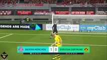 Neuer vs Bürki - Bayern Münih vs Borussia Dortmund - PES 2018