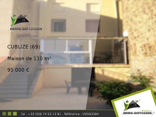Maison A vendre Cublize 110m2 + Terrasse 40m2