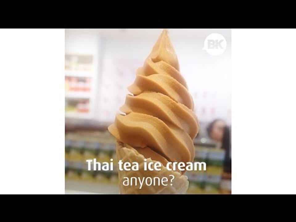 Thai Tea Soft Serve is Perfect