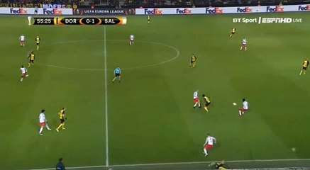 Valon Berisha Second Goal HD -  Dortmund 0 - 2 Salzburg 08.03.2018 HD