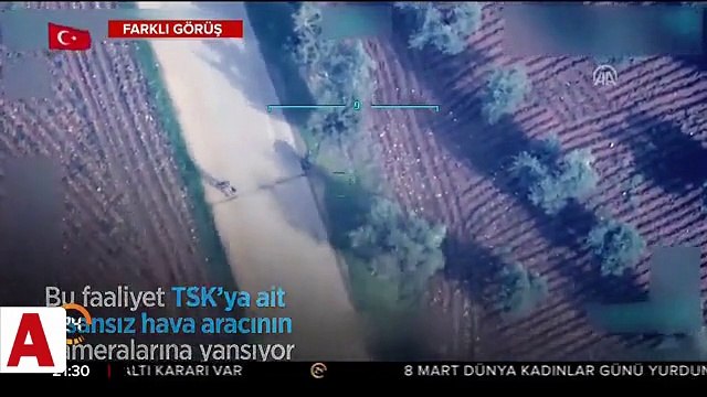 Afrin�de teröristlerin sivilleri katlettiği tuzaklama anları görüntülendi