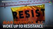 'Resist' Against Trump - Greenpeace Flies Banner Over Whitehouse