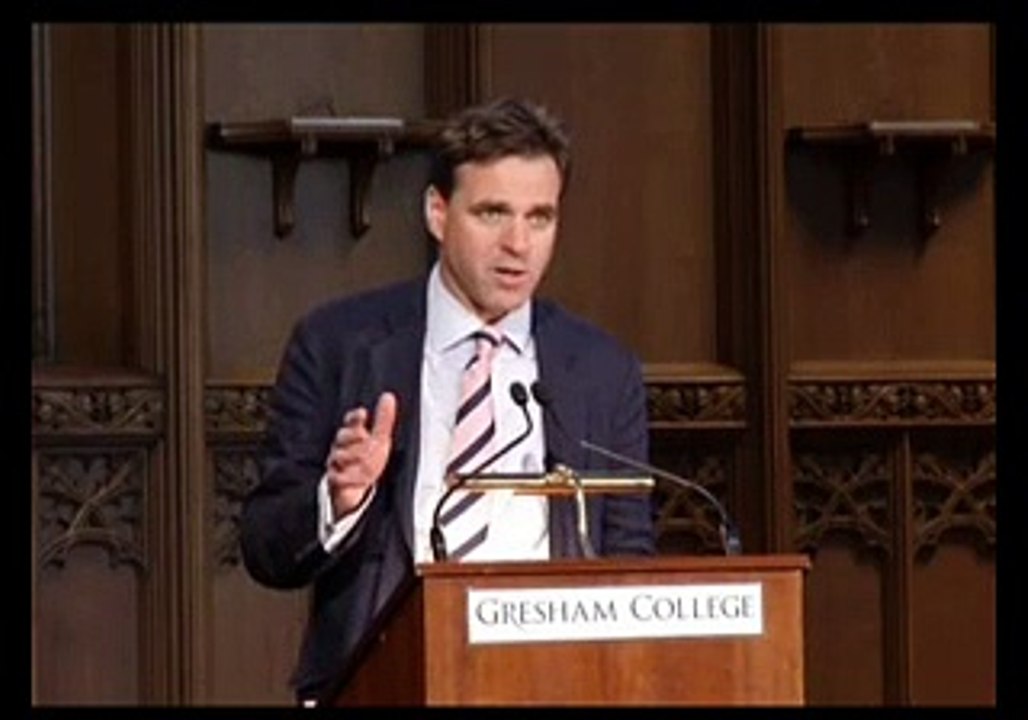 The Ascent of money, An evolutionary approach to financial history. Lecture by  Professor Niall Ferguson