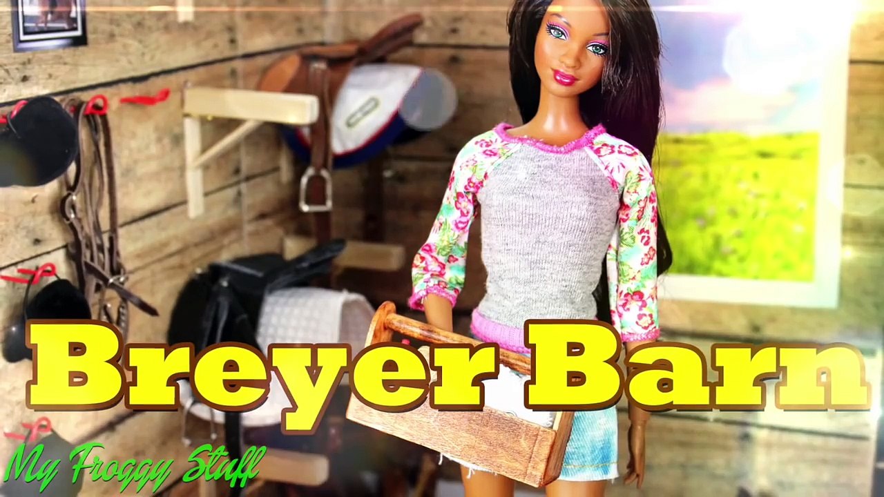 DIY - How to Make: Doll Breyer Horse Barn : Tac...