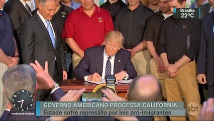 Governo dos EUA processo a Califórnia por leis pró-imigração