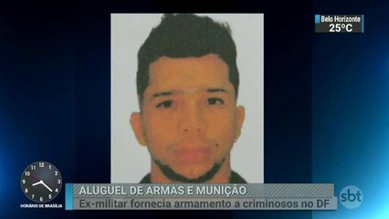 No DF, ex-militar é presos suspeito de comandar quadrilha