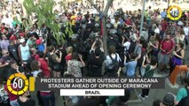 In 60 Seconds: Anti Government Protests Take Over Copacabana Beach