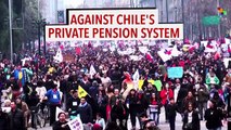 Chileans March Against Private Pensions