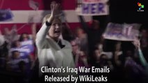Clinton's Iraq War Emails Released by WikiLeaks