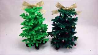 CHRISTMAS Craft - Chenille stem / pipe cleaners Christmas Tree