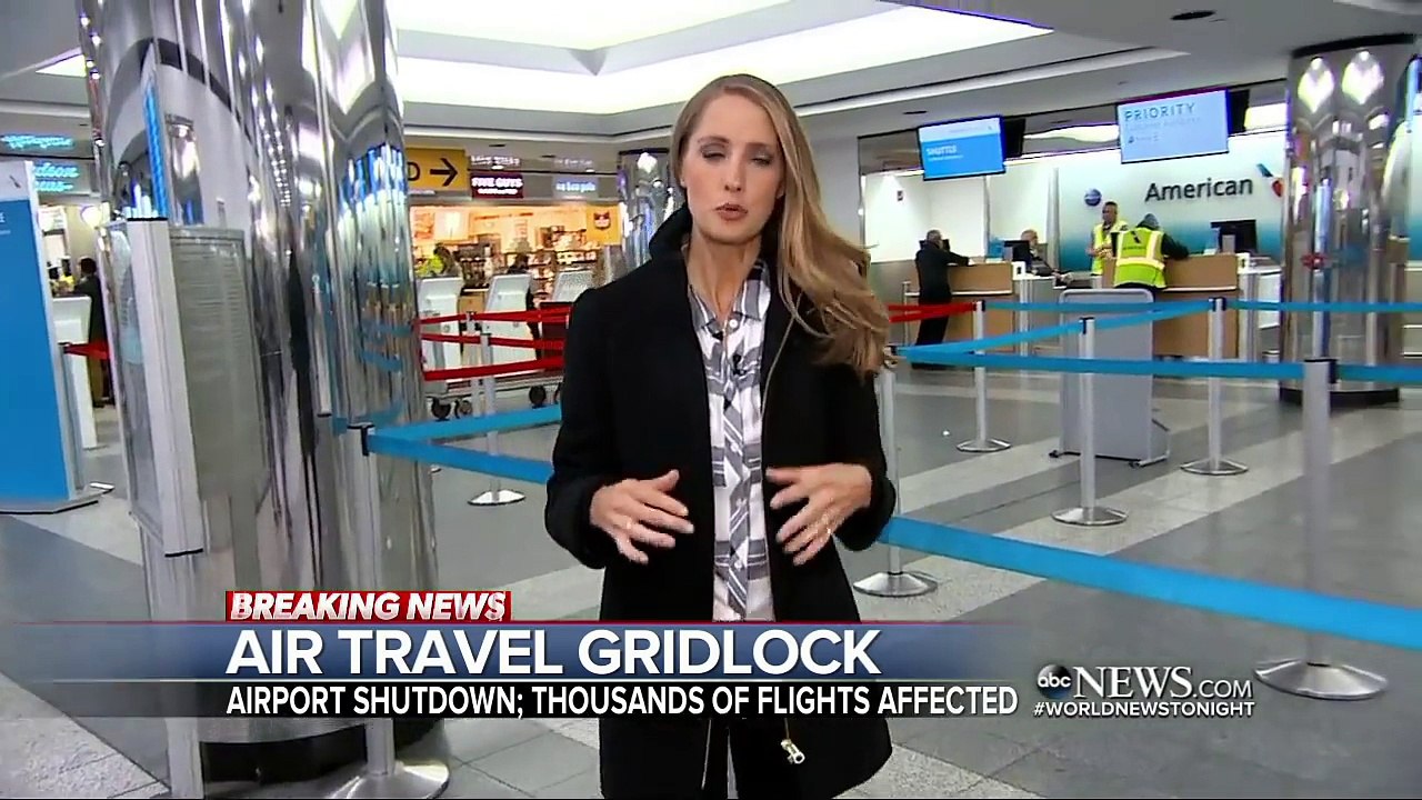 Nor'easter brings some airports to a complete standstill