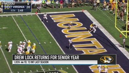 Drew Lock Returning for Senior Season