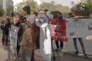 Moldova: Anti-NATO Protesters Block U.S. Tanks