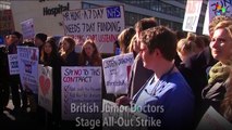 British Junior Doctors Stage All-Out Strike