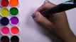 Como Dibujar y Colorear Un Oso De Arco Iris - Dibujos Para Niños - Learn Draw / FunKeep