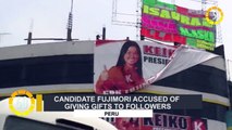 In 60 Seconds: Fujimori Accused Of Giving Gifts To Followers in Peru