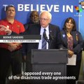 Sanders: 'Hillary Clinton Supported Disastrous Trade Agreements'