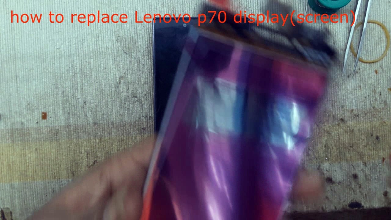 how to replace Lenovo p70 display(screen)