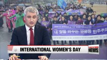 Various groups and civic organizations celebrate International Women's Day in Korea