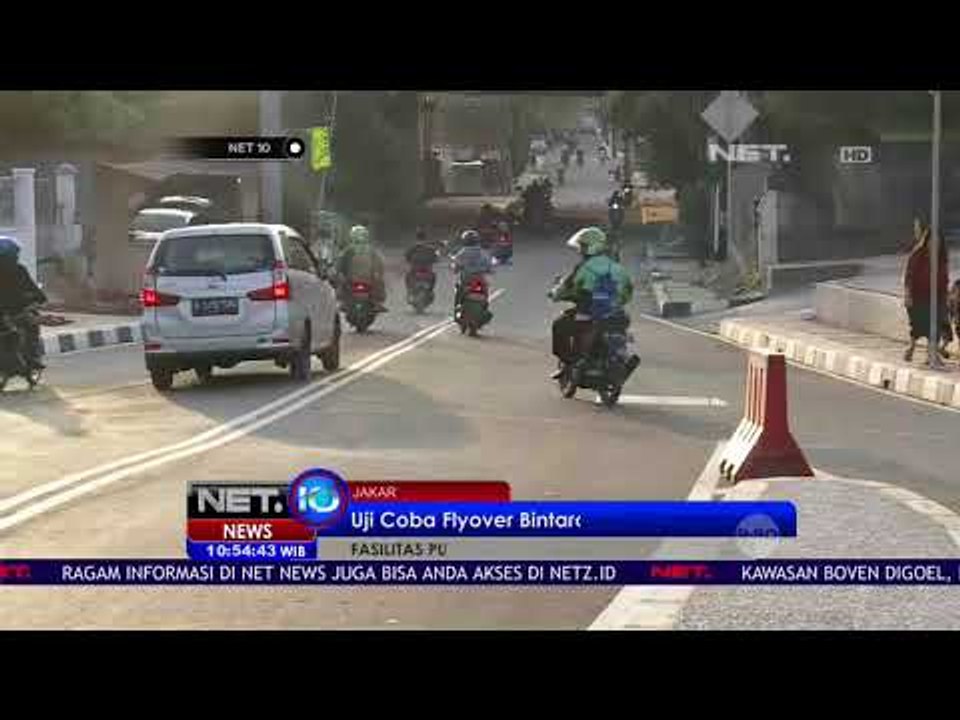 Uji Coba Flyover Bintaro Permai - NET 10