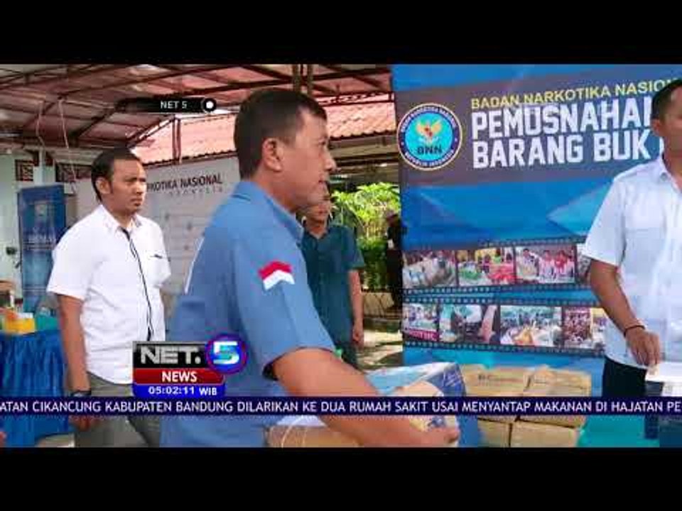 Petugas BNN Musnahkan Sabu 15,8 Kg  NET 5