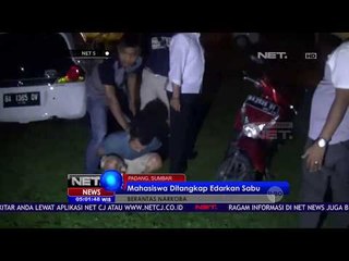 Mahasiswa Ditangkap Edarkan Sabu  NET 5