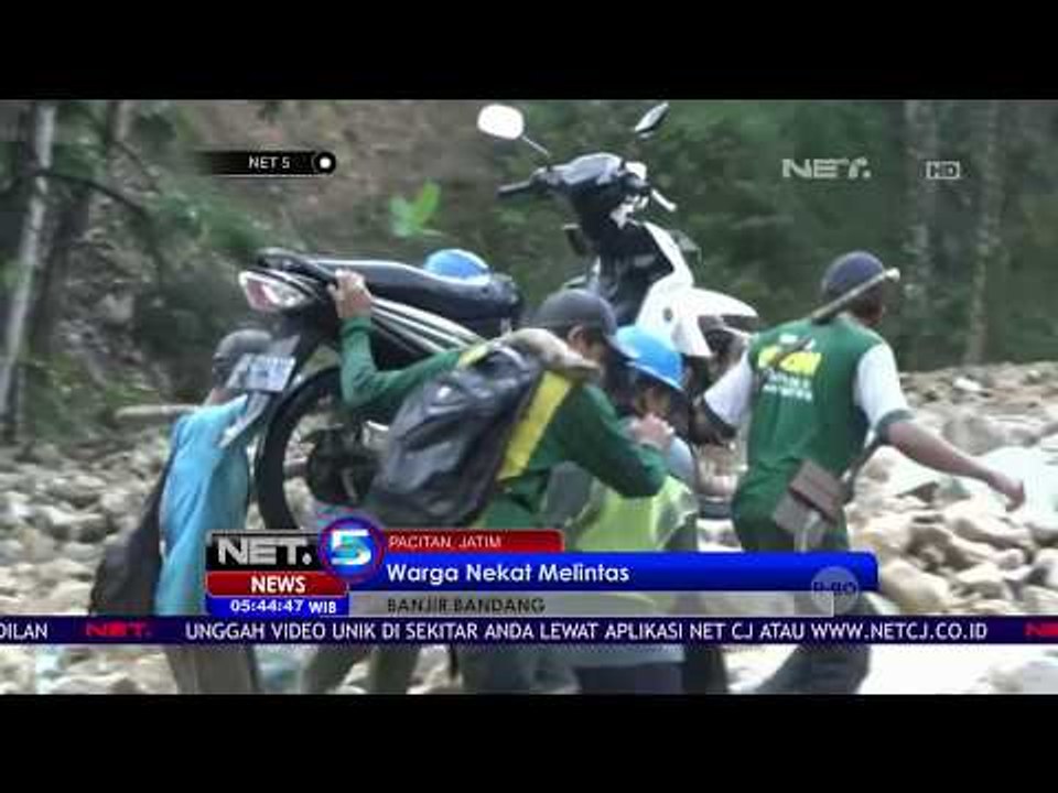 Akibat Banjir Bandang Jalan Utama 2 Desa Putus  NET 5