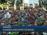 Venezuela: Chavistas Rally Behind Maduro at Presidential Residence