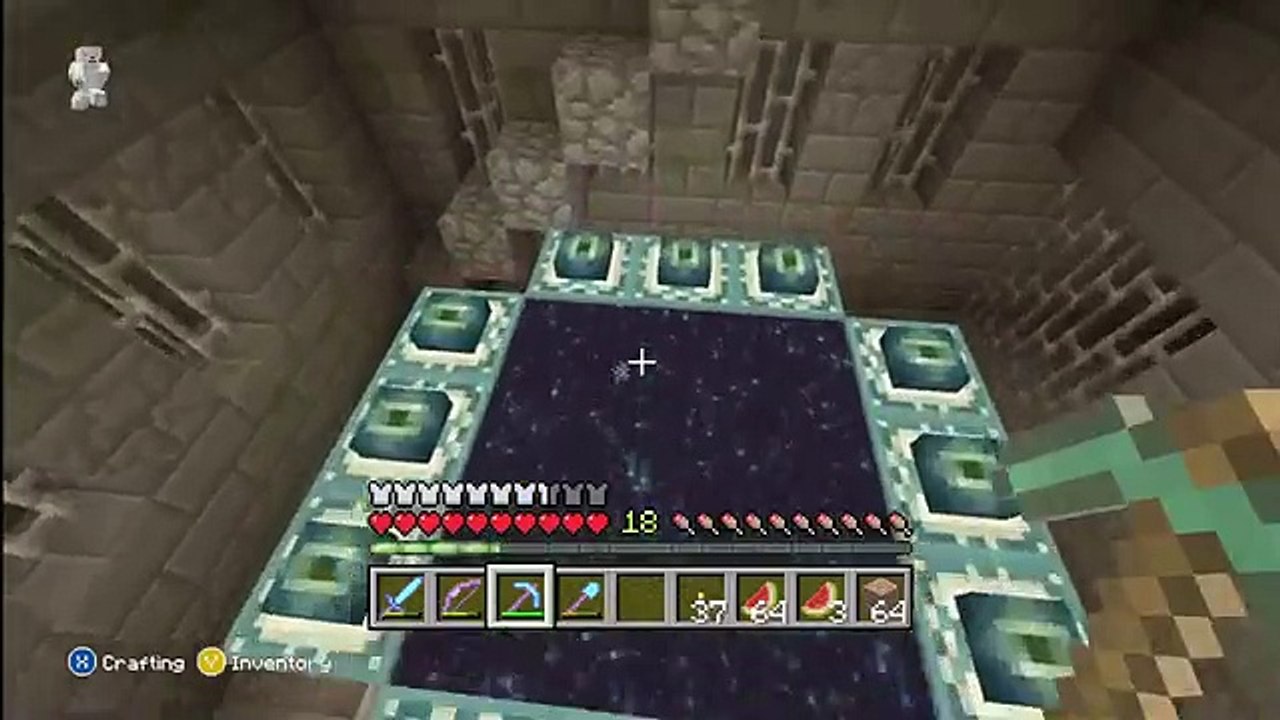 Minecraft Xbox: Beating the Ender Dragon on Hard Mode