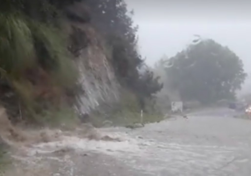 Floodwater Swamps Roads as Wild Weather Batters New Zealand