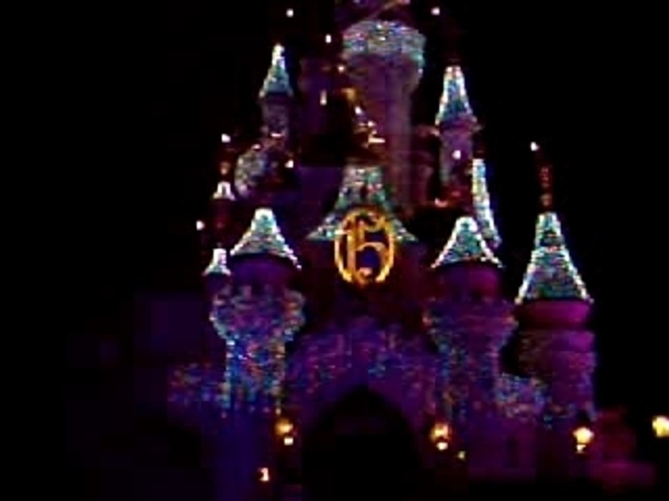 Chateaux mickey de nuit !!