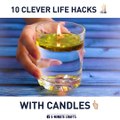 Amazing candle ideas you’d want to use.via Simple Tricks & Hacks, bit.ly/2hAJx8r, bit.ly/2mpkDKx