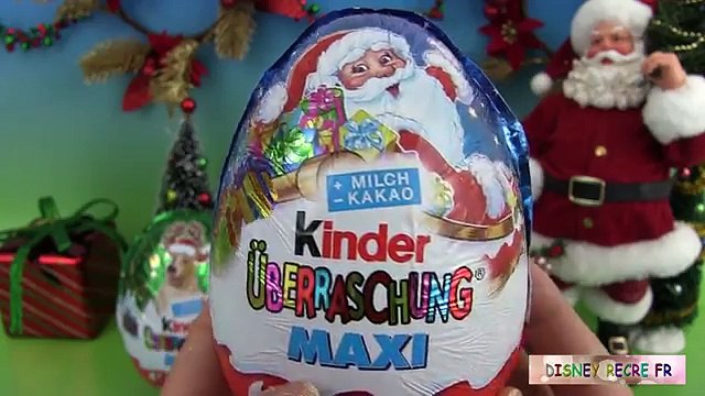 Oeufs Surprise Kinder Maxi de Noël Christmas Kinder Surprise Maxi Eggs Huevos Sorpresa de Navidad