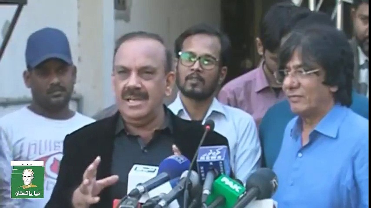 MQM-P leader Rauf Siddiqui addresses media outside MQM HQ in Bahadurabad, Karachi - YouTube